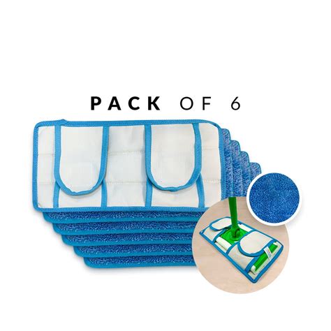 PACK of 6 Mop Pads Reusable Washable Durable Fits Swiffer - Etsy