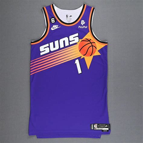 Devin Booker - Phoenix Suns - Game-Worn Classic Edition Jersey - Scored Game-High 34 Points ...