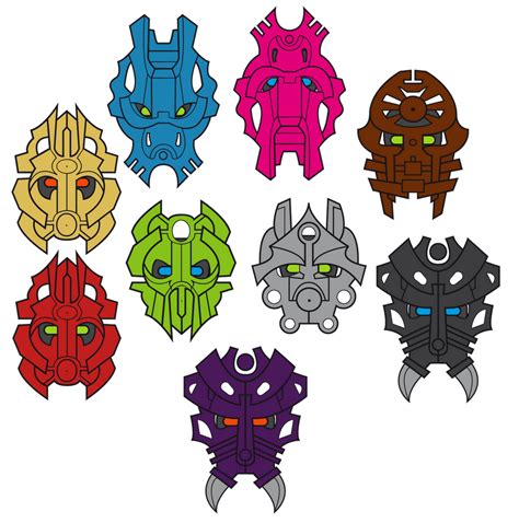 Custom Kanohi - Bionicle masks by Jhepty on DeviantArt