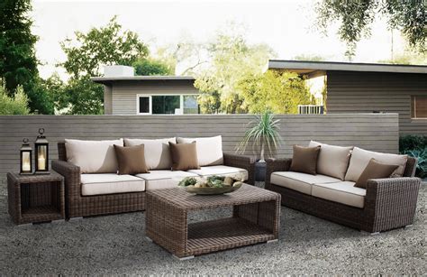 Sunset West Coronado 4-Piece Wicker Deep Seating Set - Wicker.com