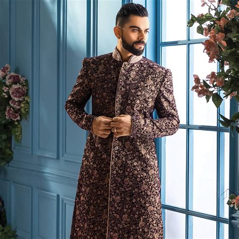 Manyavar - Styled in Manyavar’s royal sherwani, Virat...