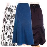 New Creation Apparel is a great website for classy and modest clothing, especially long skirts ...