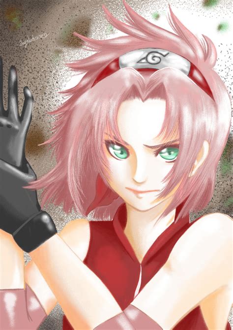 Naruto Fan Art Sakura by sayakatherine on DeviantArt