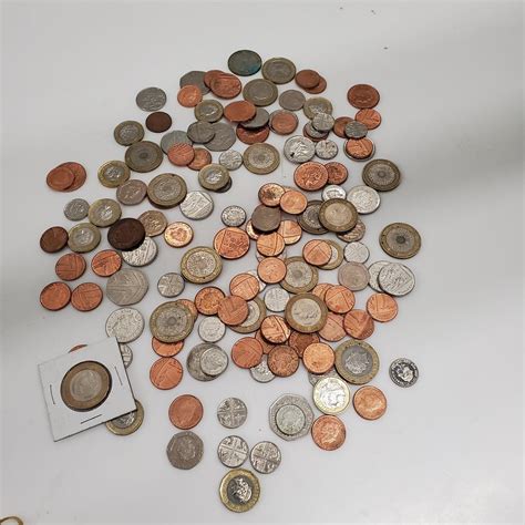 Collection of 80+ GBP British Pounds Coins Cash Currency | eBay