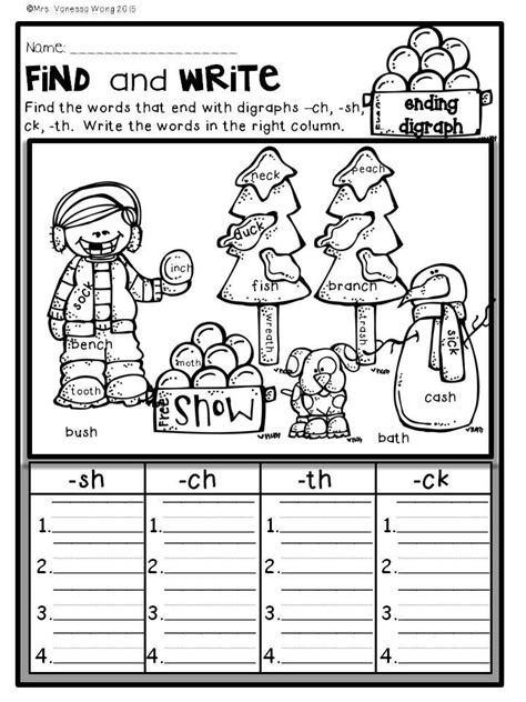 Winter Math and Literacy No Prep Printables First Grade | First grade ...