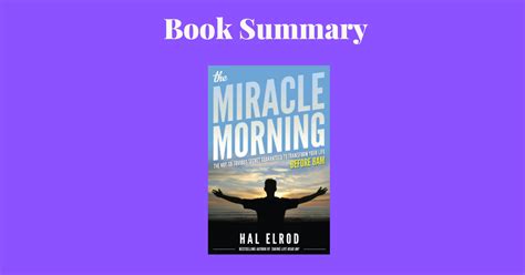 The Miracle Morning Book Summary, Review, Notes