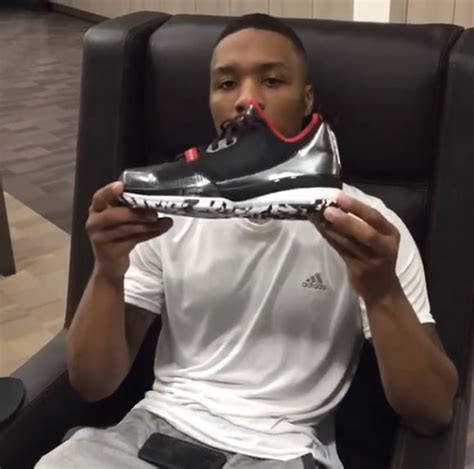 Damian Lillard Shows new Signature Shoe: adidas D Lillard 1 | SneakerFiles