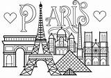 Free Printable Eiffel Tower Coloring Pages sketch template