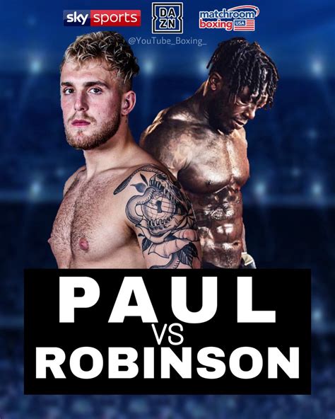 Jake Paul Vs Nate Robinson Poster - Omm Jake Paul Puts Nate Robinson In ...