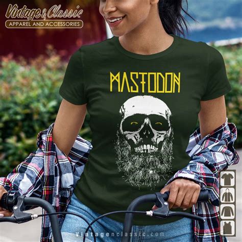 Mastodon Skull Beard Admat Shirt - Vintagenclassic Tee