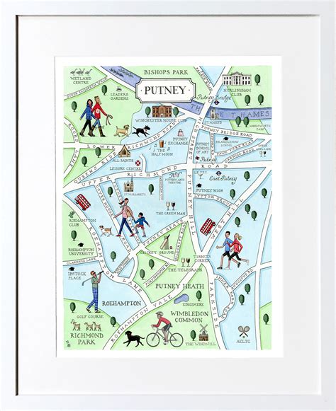 Putney Map Print — Camilla Charnock