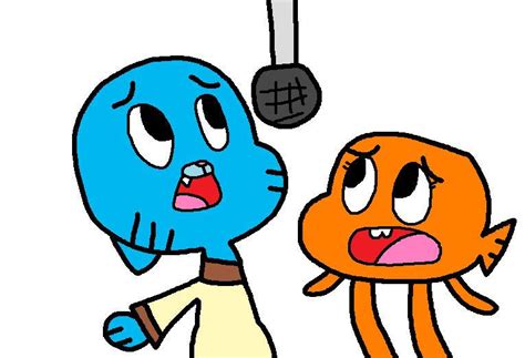 Gumball and Darwin singing by Bomberdrawer on DeviantArt