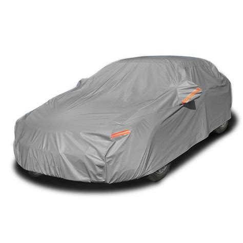 Heavy Duty Waterproof Full Car Cover All Weather Protection Outdoor Indoor Use UV Dustproof for ...