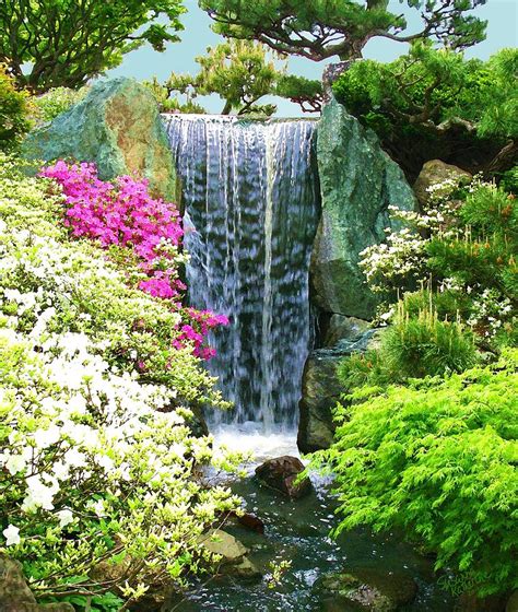 Waterfall In Spring Painting by Susanna Katherine - Fine Art America