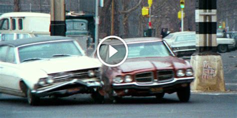 Rare and Real: The Car Chase Crash in "The French Connection" Movie Was Real, Yeah And Dangerous ...