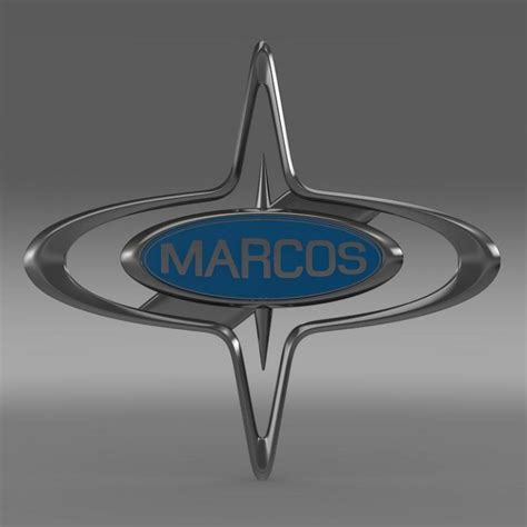 Marcos Logo 3D Model - FlatPyramid