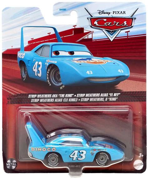 Disney Pixar Cars Cars 3 Metal Strip Weathers AKA The King 155 Diecast Car Mattel Toys - ToyWiz