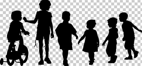 Silhouette Walking Child PNG, Clipart, Black And White, Child, Human ...