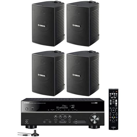 Yamaha 5.1-Channel Wireless Bluetooth 4K A/V Home Theater Receiver + Yamaha Natural Sound High ...