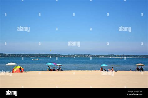 beach Arcachon Aquitaine France Stock Photo - Alamy