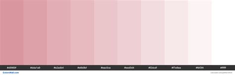 Tints XKCD Color dusty pink #d58a94 hex | Hex colors, X11 color, Hex ...