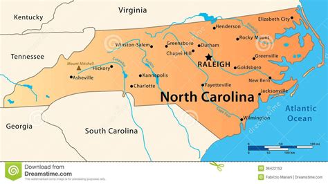 map 2 of north carolina | North carolina, South carolina, Georgia