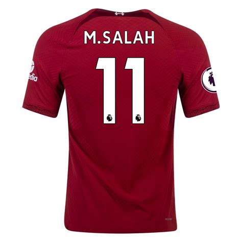 Men's Authentic Mohamed Salah Nike Liverpool Home Jersey 22/23 DJ7647 ...