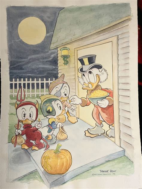 Patrick Block UNCLE SCROOGE & NEPHEWS Halloween Commision, in Johnny C ...