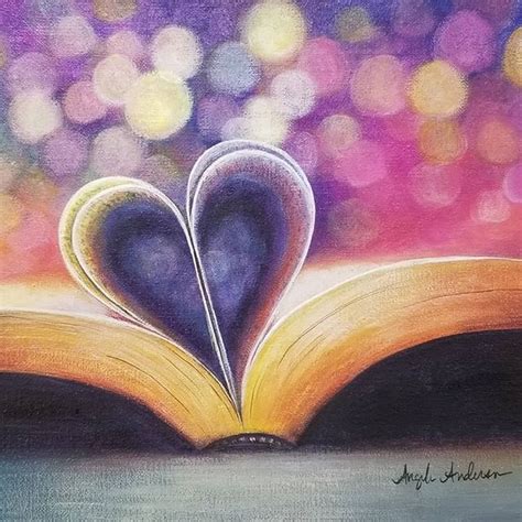 https://youtu.be/jn5tPUfTsHk "Book Lover" Acrylic Painting Tutorial by Angela Anderson | FREE ...