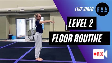 Level 2 Gymnastics Floor Routine Skills | Viewfloor.co