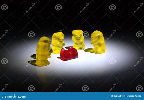 Gummy Bears Sweet Funny Concept Editorial Photo - Image of light, night: 8226881