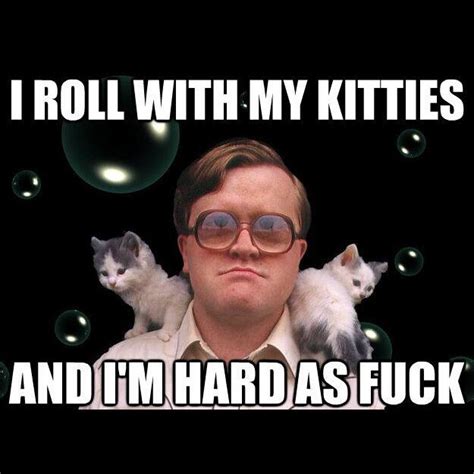 Bubbles rolls with his kitties.