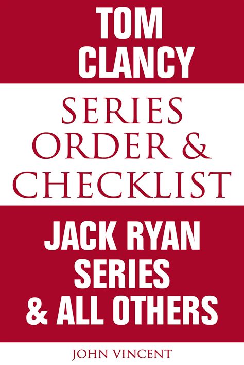 Tom Clancy Series Order & Checklist: Jack Ryan Series, And All Other ...