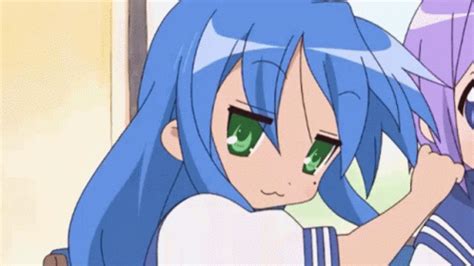 Anime Blue Hair GIF - Anime BlueHair Okay - Discover & Share GIFs