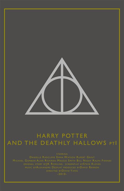 Harry Potter Minimalist Posters on Behance