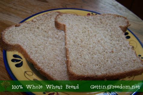 100% Whole Wheat Bread Recipe | Grain Mill Wagon