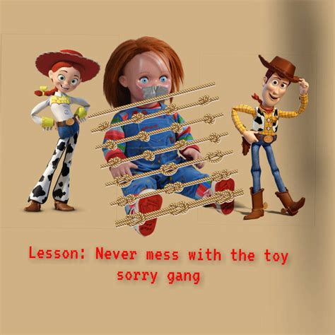 Toy Story defeats Chucky by terius11 on DeviantArt