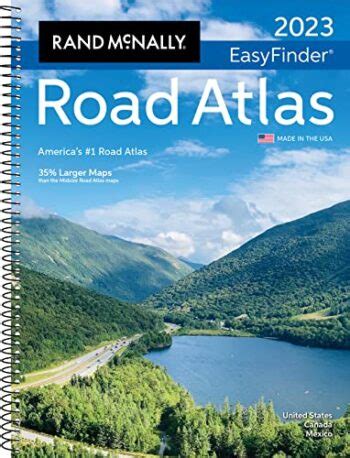 Rand McNally 2023 EasyFinder Midsize Road Atlas (Rand McNally Road Atlas Midsize Easy Finder ...