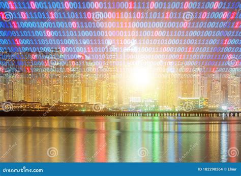 Concept of Modern Digital City and Innovation Stock Photo - Image of ...