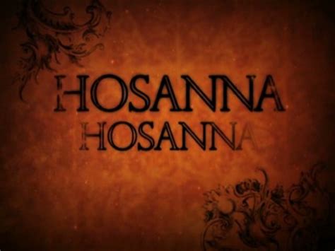 Hosanna | iWorship | MediaShout Store