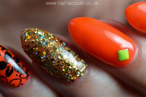 Neon orange nails – Nail Lacquer UK