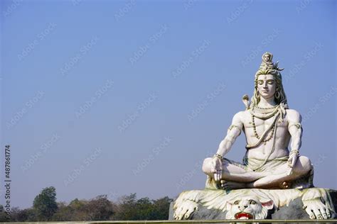 rishikesh shiva statue hd wallpaper Stock Photo | Adobe Stock