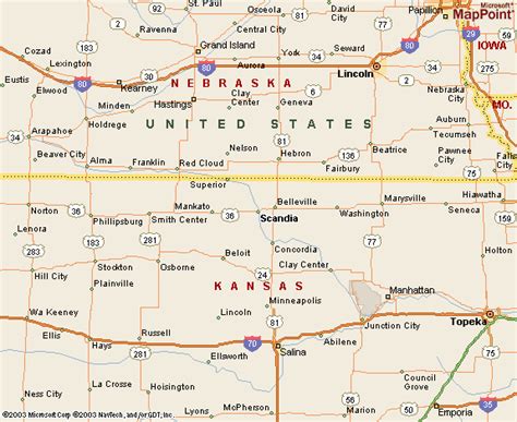 Salina Kansas Map - TravelsFinders.Com