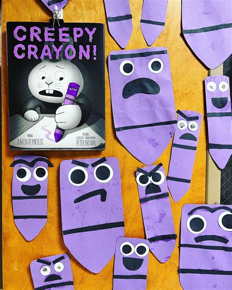 Creepy Crayon Craft : Blue Skies with Jennifer White