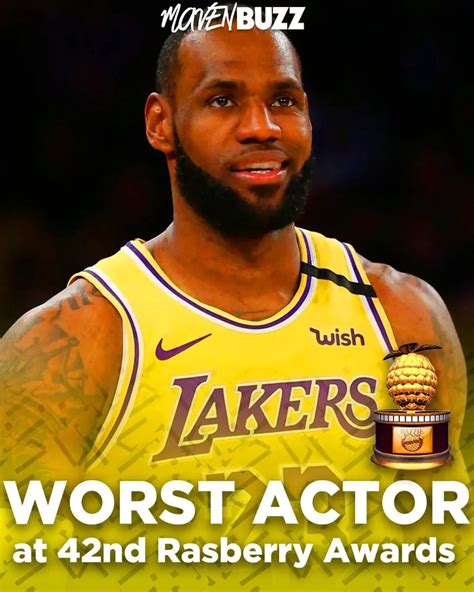 LeBron James Wins Razzie Award For Worst Actor - Maven Buzz