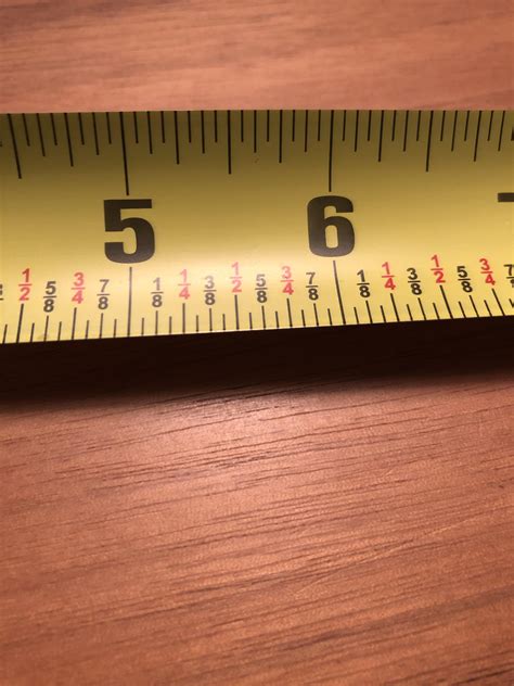 I bought a measuring tape that shows fractions. : r/mildlyinteresting