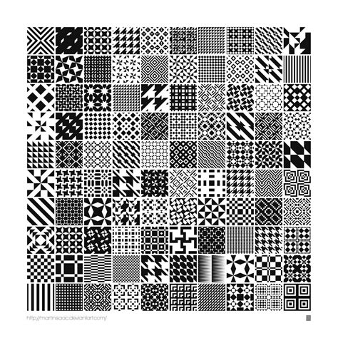 Monochrome Geometric Patterns by MartinIsaac on DeviantArt