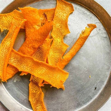 Dried Orange Peels - This Healthy Table