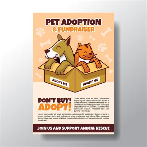 Keep Calm and Adopt Pet Poster 4001507 Vector Art at Vecteezy