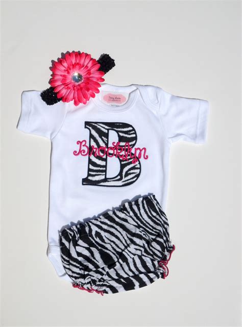 Monogram Baby Girl Clothes Newborn Girl Take Home Outfit